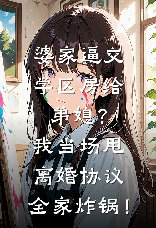婆家逼交学区房给弟媳？我当场甩离婚协议，全家炸锅！
