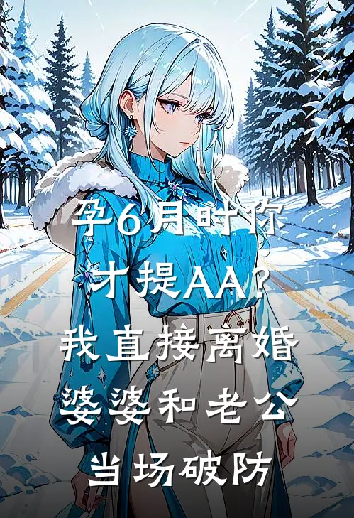 孕6月时你才提AA？我直接离婚，婆婆和老公当场破防