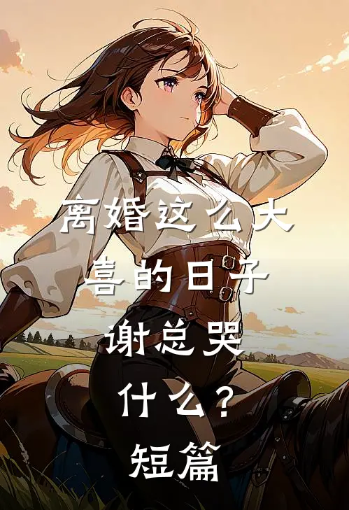 离婚这么大喜的日子，谢总哭什么？短篇