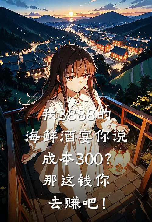 我3888的海鲜酒宴你说成本300？那这钱你去赚吧！