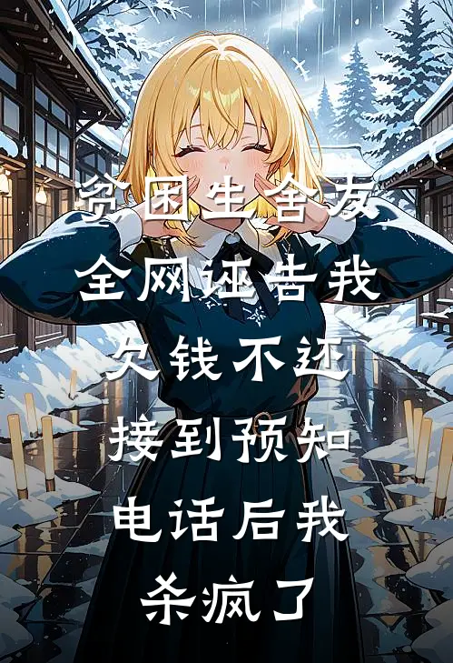 贫困生舍友全网诬告我欠钱不还，接到预知电话后我杀疯了