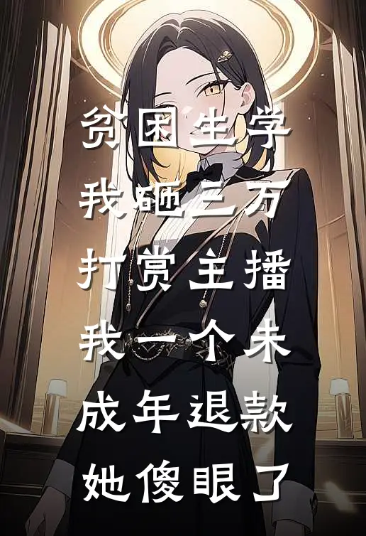 贫困生学我砸三万打赏主播,我一个未成年退款她傻眼了