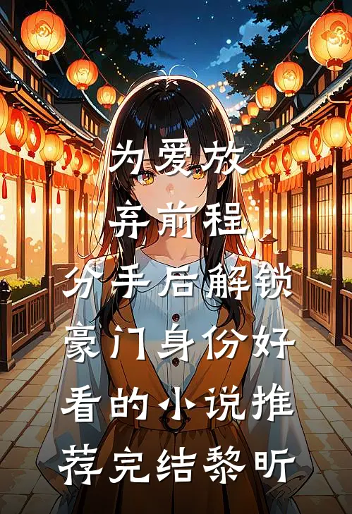 为爱放弃前程,分手后解锁豪门身份好看的小说推荐完结黎昕