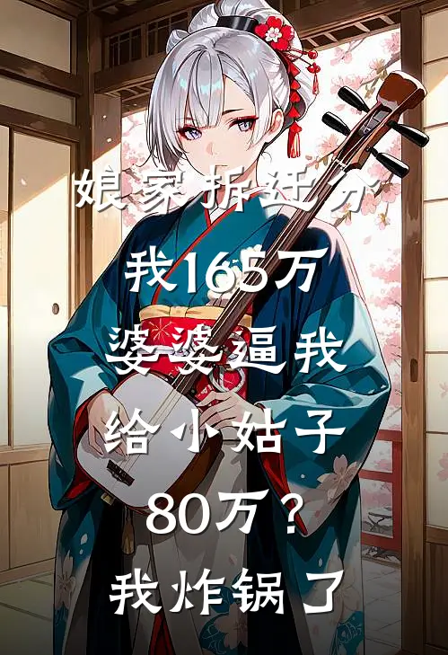 娘家拆迁分我165万,婆婆逼我给小姑子80万?我炸锅了