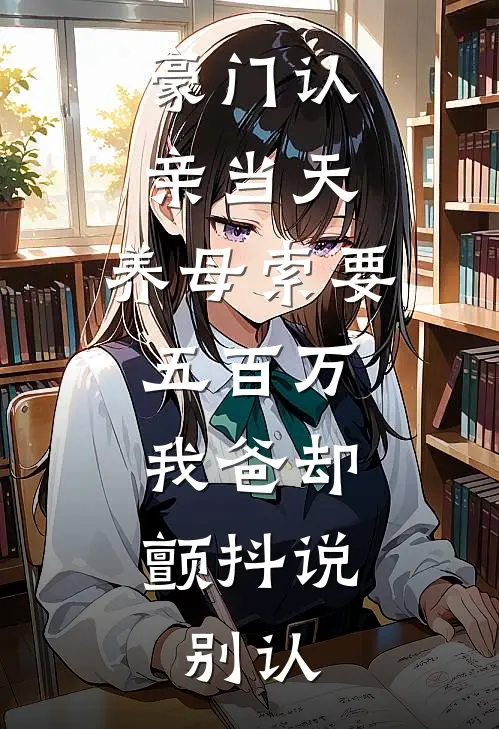 豪门认亲当天，养母索要五百万，我爸却颤抖说：别认