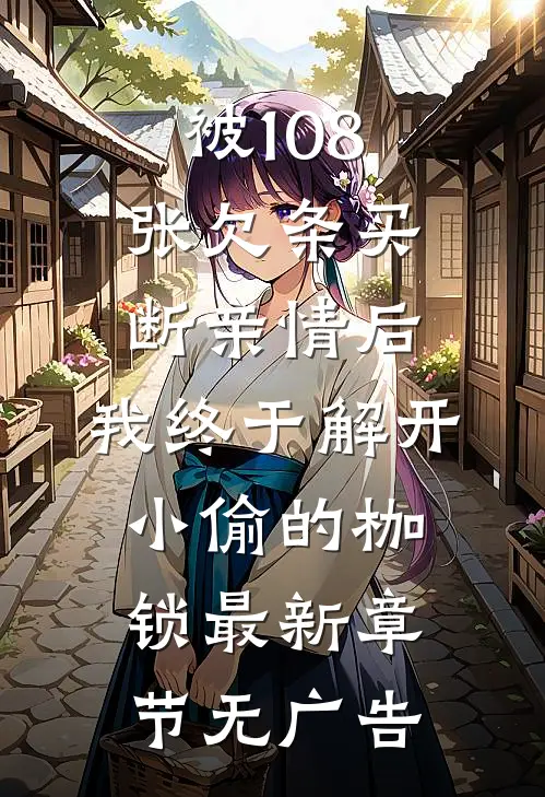 被108张欠条买断亲情后,我终于解开小偷的枷锁最新章节无广告
