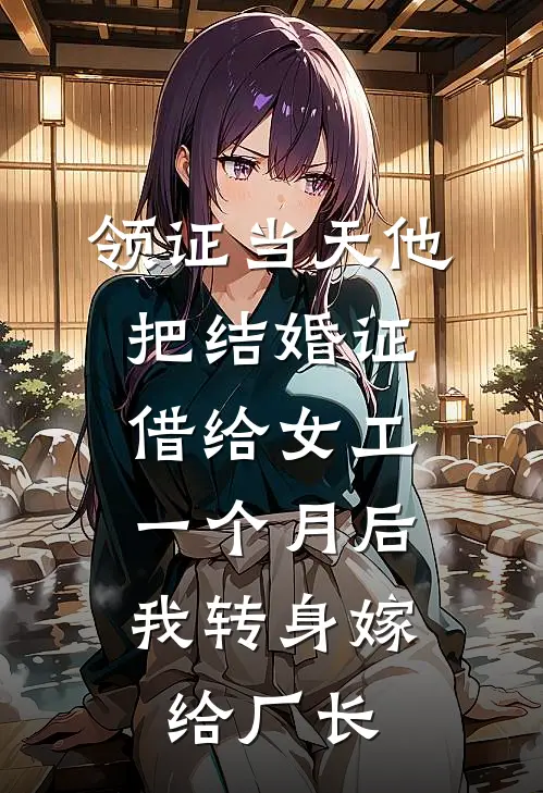 领证当天他把结婚证借给女工一个月后,我转身嫁给厂长