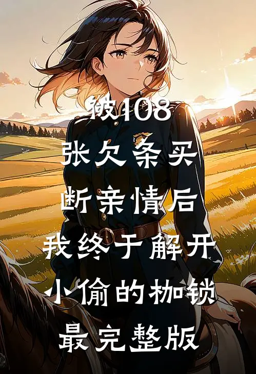 被108张欠条买断亲情后，我终于解开小偷的枷锁最完整版