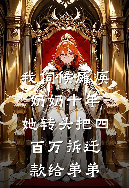我伺候瘫痪奶奶十年,她转头把四百万拆迁款给弟弟