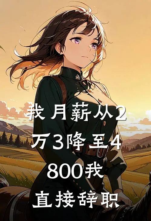 我月薪从2万3降至4800我直接辞职