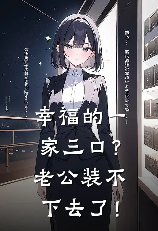 幸福的一家三口?老公装不下去了!