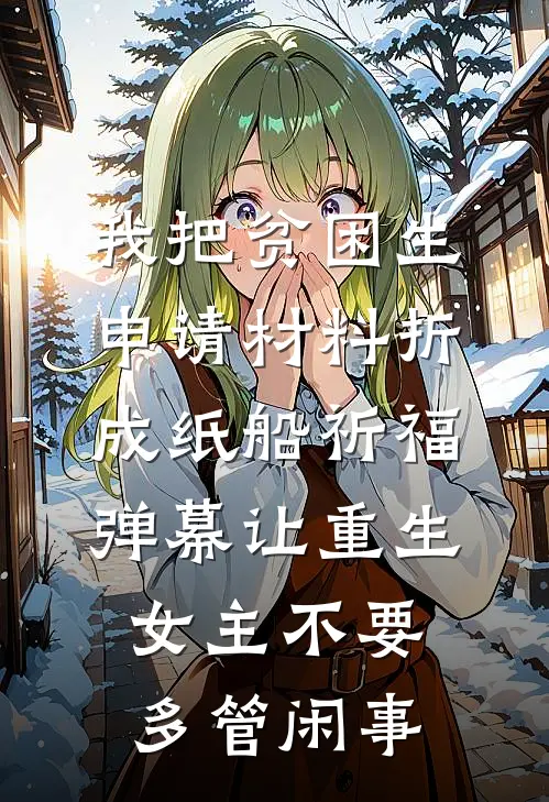 我把贫困生申请材料折成纸船祈福,弹幕让重生女主不要多管闲事