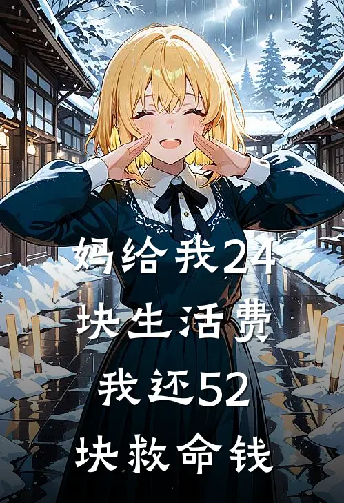 妈给我24块生活费,我还52块救命钱