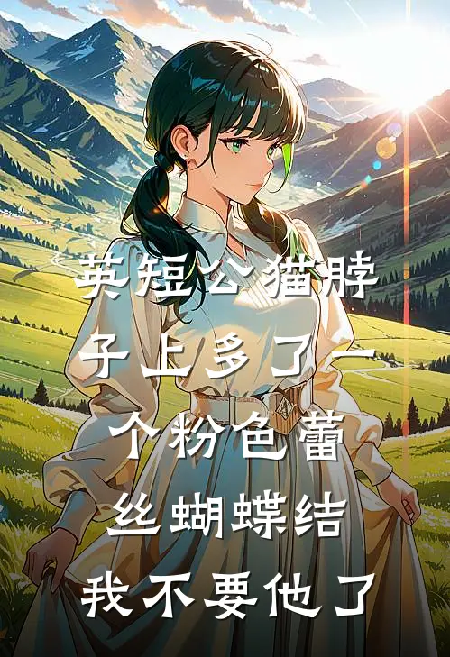 英短公猫脖子上多了一个粉色蕾丝蝴蝶结,我不要他了