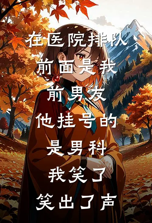 在医院排队，前面是我前男友，他挂号的是“男科”，我笑了，笑出了声