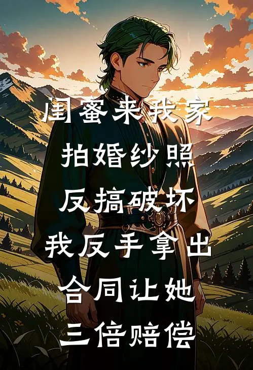 闺蜜来我家拍婚纱照反搞破坏，我反手拿出合同让她三倍赔偿