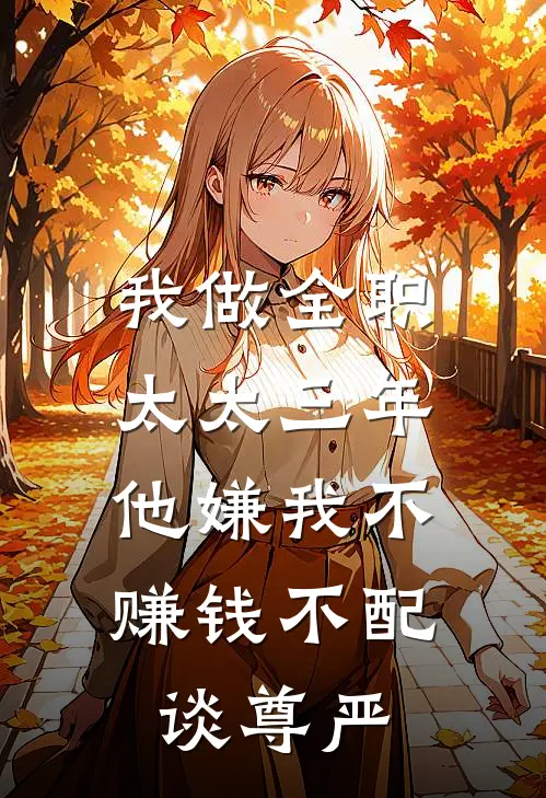 我做全职太太三年,他嫌我不赚钱不配谈尊严