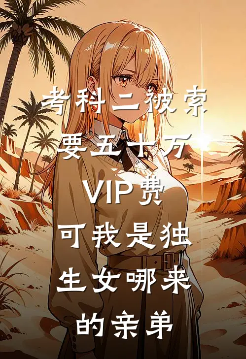 考科二被索要五十万VIP费，可我是独生女哪来的亲弟