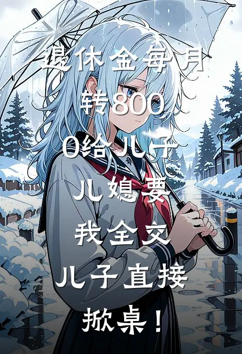 退休金每月转8000给儿子，儿媳要我全交，儿子直接掀桌！