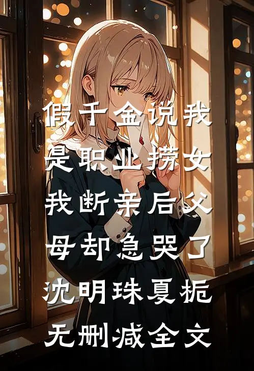 假千金说我是职业捞女，我断亲后父母却急哭了沈明珠夏栀无删减全文