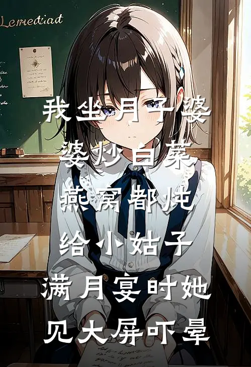 我坐月子婆婆炒白菜，燕窝都炖给小姑子，满月宴时她见大屏吓晕