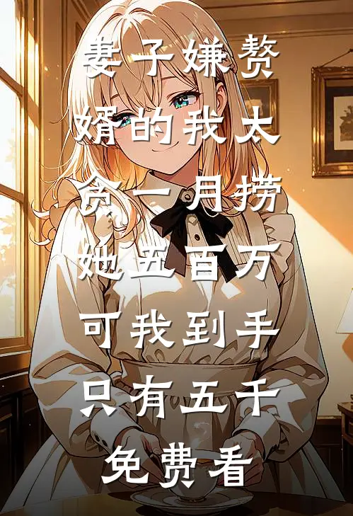 妻子嫌赘婿的我太贪一月捞她五百万，可我到手只有五千免费看