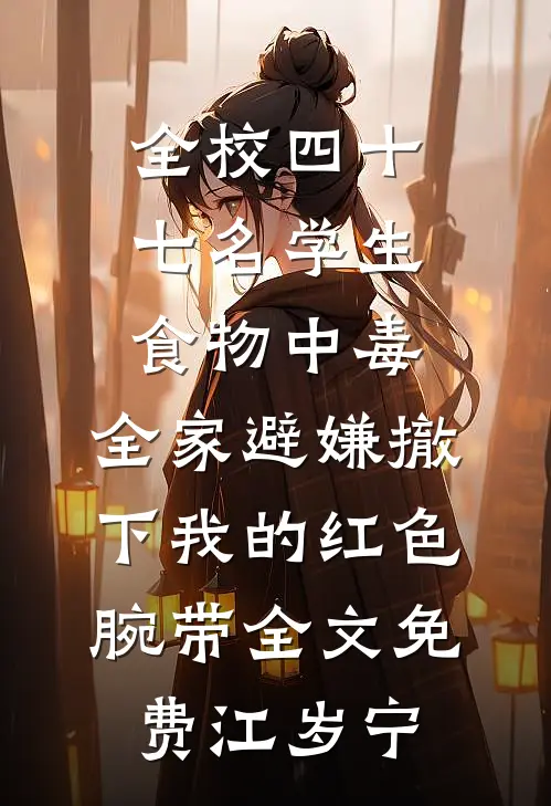 全校四十七名学生食物中毒，全家避嫌撤下我的红色腕带全文免费江岁宁