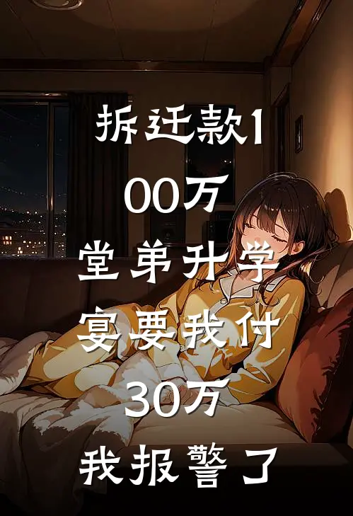 拆迁款100万,堂弟升学宴要我付30万,我报警了