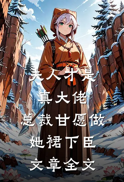 夫人才是真大佬，总裁甘愿做她裙下臣文章全文