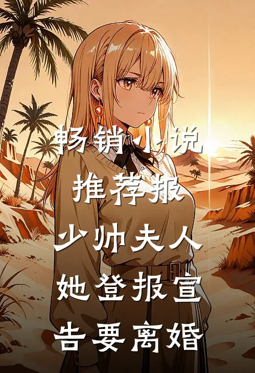 畅销小说推荐报，少帅夫人她登报宣告要离婚