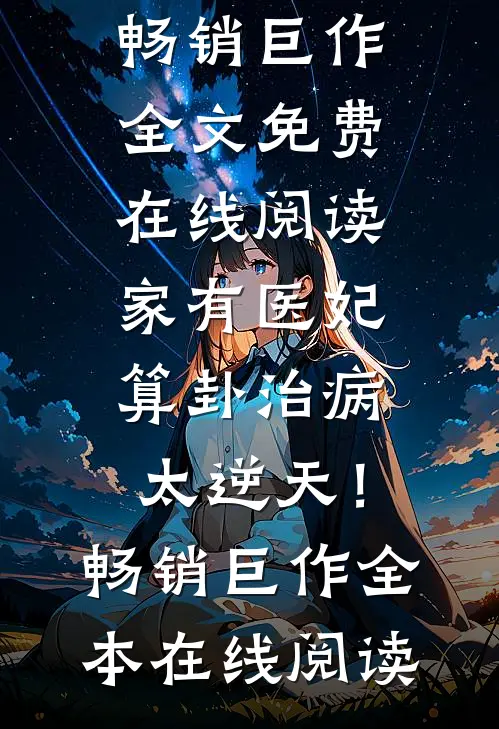 家有医妃,算卦治病太逆天!畅销巨作