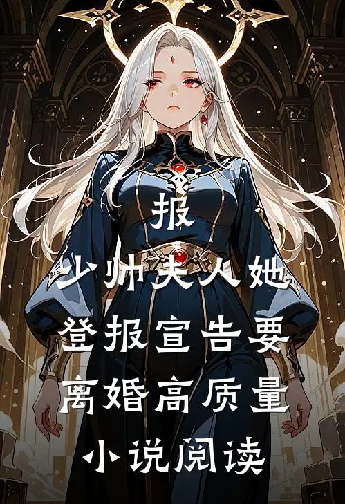 报，少帅夫人她登报宣告要离婚高质量小说阅读