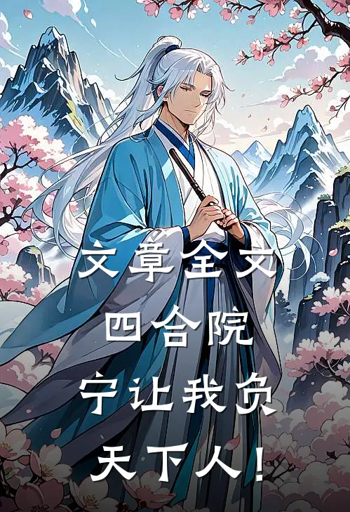 文章全文四合院：宁让我负天下人！