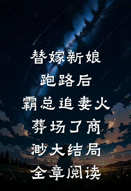 替嫁新娘跑路后,霸总追妻火葬场了商渺大结局全章阅读