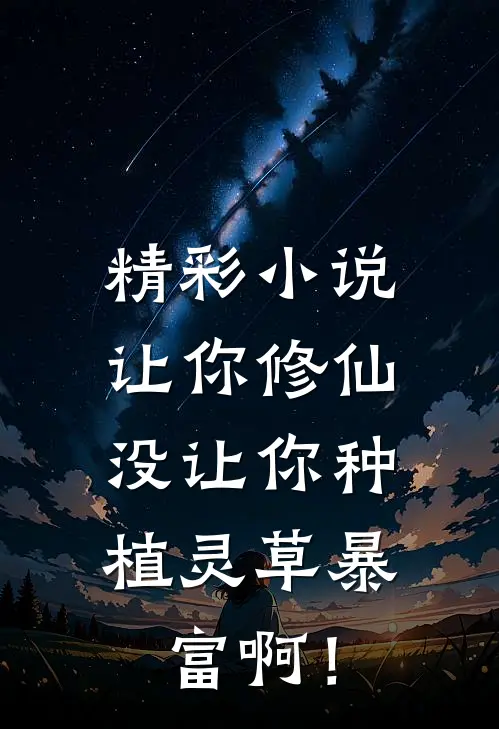 精彩小说让你修仙，没让你种植灵草暴富啊！