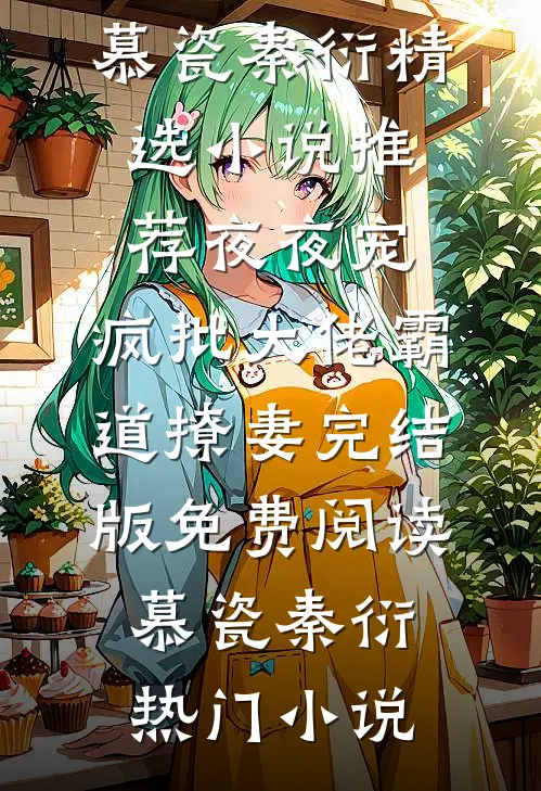 精选小说推荐夜夜宠,疯批大佬霸道撩妻