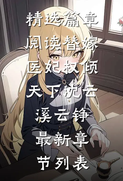 精选篇章阅读替嫁医妃权倾天下