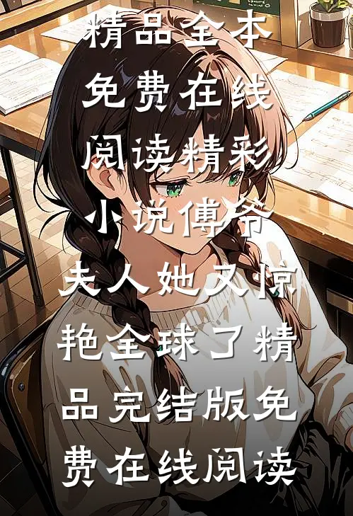 精彩小说傅爷,夫人她又惊艳全球了精品