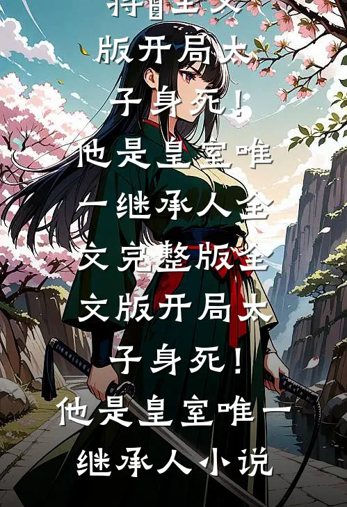 全文版开局太子身死！他是皇室唯一继承人