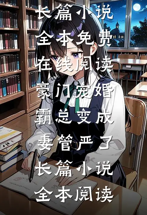 豪门宠婚:霸总变成妻管严了长篇小说