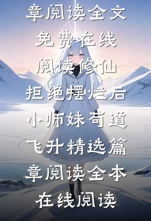 修仙:拒绝摆烂后,小师妹苟道飞升精选篇章阅读