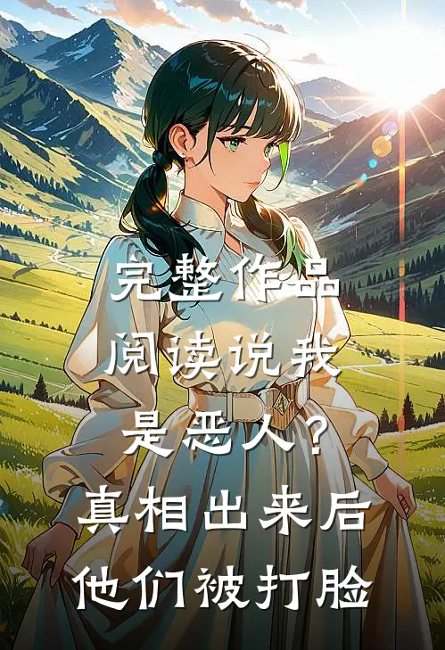 完整作品阅读说我是恶人？真相出来后他们被打脸