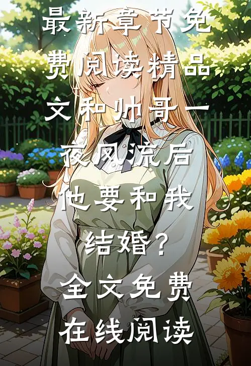 精品文和帅哥一夜风流后,他要和我结婚?