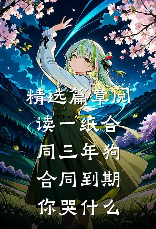 精选篇章阅读一纸合同三年狗，合同到期你哭什么