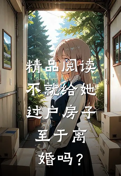 精品阅读不就给她过户房子，至于离婚吗？