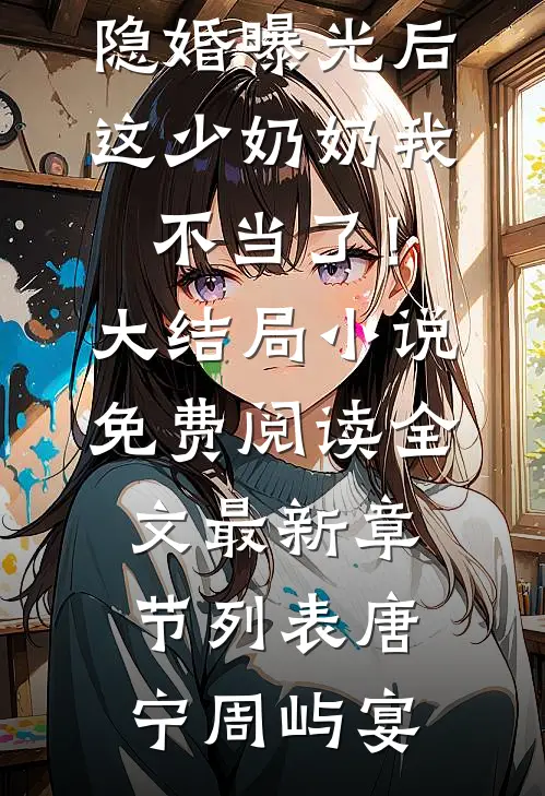 唐宁周屿宴隐婚曝光后，这少奶奶我不当了！大结局小说免费阅读全文最新章节列表（唐宁周屿宴）
