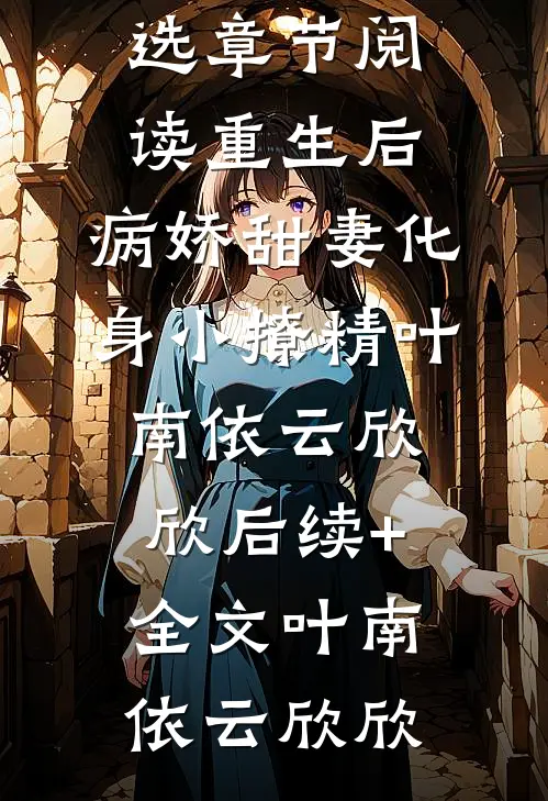 重生后,病娇甜妻化身小撩精叶南依云欣欣后续+全文