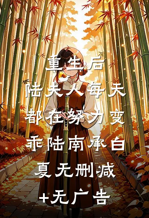 重生后，陆夫人每天都在努力变乖陆南承白夏无删减+无广告