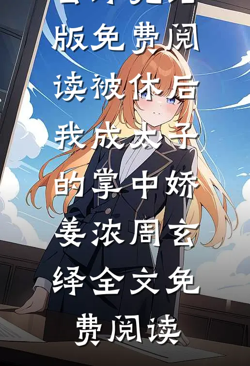 被休后,我成太子的掌中娇姜浓周玄绎