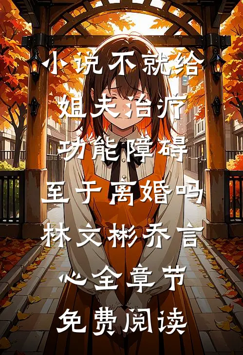 小说不就给姐夫治疗功能障碍，至于离婚吗林文彬乔言心全章节免费阅读